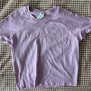 Lululemon Athletica Light Pink Crop Top